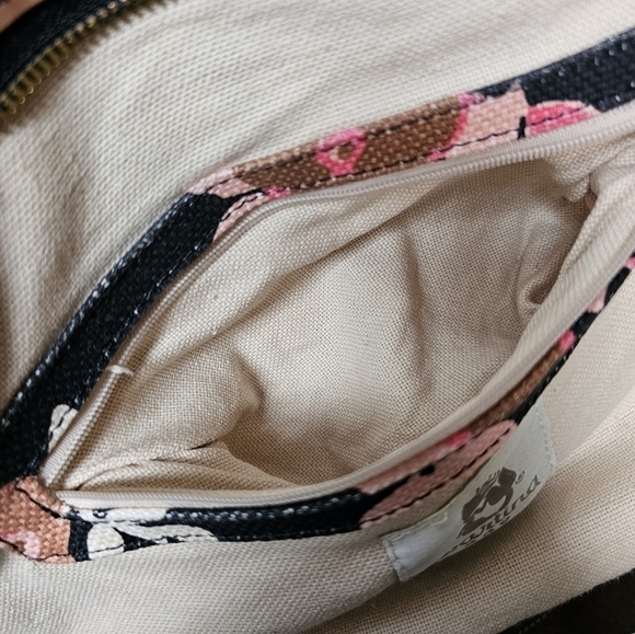 SPARTINA 449 Floral Linen and Leather shoulder bag - Picture 16 of 16